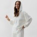 Костюм женский (толстовка и брюки) KAFTAN Plushy р. 40-42, белый