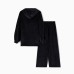 Костюм женский (толстовка и брюки) KAFTAN Plushy р. 48-50, черный