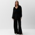 Костюм женский (толстовка и брюки) KAFTAN Plushy р. 48-50, черный