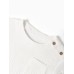 Костюм (рубашка и шорты ) детский KAFTAN «Муслин», размер 30 (98-104 см), белый/коричневый