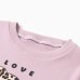 Пижама детская KAFTAN Love р.30 (98-104), лиловый