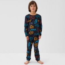 Пижама детская (лонгслив и брюки) KAFTAN Змейки размер 32 (110-116 см)
