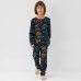 Пижама детская (лонгслив и брюки) KAFTAN Змейки размер 32 (110-116 см)