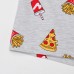 Пижама женская (футболка и шорты) KAFTAN Pizza р. 48-50, серый