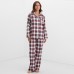 Пижама женская из фланели (рубашка и брюки) KAFTAN р.40-42