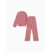 Пижама женская (рубашка и брюки) KAFTAN Basic размер 40-42, пудрово-розовая