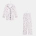 Пижама женская (рубашка и брюки) KAFTAN Birds размер 40-42, серый