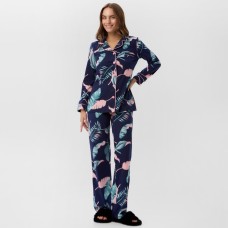 Пижама женская (рубашка и брюки) KAFTAN "Tropical dream" р. 56-58