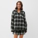 Пижама женская (рубашка и шорты) KAFTAN размер 48-50, зелёный