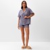 Пижама женская (рубашка, шорты) KAFTAN Basic размер 40-42, серая