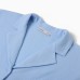 Пижама женская (рубашка, шорты) KAFTAN Basic размер 44-46, голубая