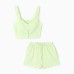 Пижама женская (топ и шорты) KAFTAN Lime series р. 44-46