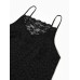Пижама женская (топ, шорты) KAFTAN Leo black collection, размер 40-42, чёрная