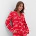 Пижама новогодняя женская (рубашка и брюки) KAFTAN ХоХо, размер 40-42