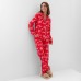 Пижама новогодняя женская (рубашка и брюки) KAFTAN ХоХо, размер 40-42