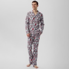 Пижама новогодняя мужская KAFTAN «Скандинавия», размер 56