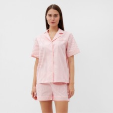 Пижама (рубашка, шорты) женская KAFTAN "Beautiful", р. 52-54,розовый