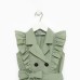 Платье детское двубортное KAFTAN, размер 32 (110-116 см), цвет оливковый