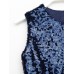 Платье детское с пайетками KAFTAN, размер 28 (86-92 см), синий