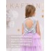 Платье детское с пайетками KAFTAN, размер 32 (110-116 см), лиловый