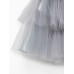 Платье детское с пайетками KAFTAN, размер 32 (110-116 см), серый