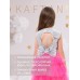 Платье детское с пайетками KAFTAN, размер 32 (110-116 см), ярко-розовый