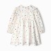 Платье детское с рюшами KAFTAN размер 28 (86-92 см) белый