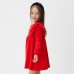 Платье детское с рюшами KAFTAN размер 32 (110-116 см) красный