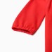 Платье детское с рюшами KAFTAN размер 32 (110-116 см) красный