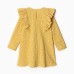 Платье детское с воланами KAFTAN, р.32 (110-116), желтый