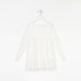 Платье для девочки сетка KAFTAN, размер 32 (110-116 см), белый