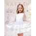 Платье нарядное детское KAFTAN, рост 86-92 см (28), белый