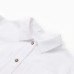 Рубашка для девочки KAFTAN Linen, р.30 (98-104 см) белый
