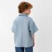 Рубашка для мальчика KAFTAN Linen, р. 30 (98-104), голубой