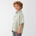Рубашка для мальчика KAFTAN Linen, р. 32 (110-116), зеленый