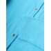 Рубашка из муслина для девочек KAFTAN, рост 164 см, голубая