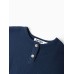 Рубашка из муслина для мальчика KAFTAN, рост 122 см, синяя