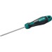 Отвертка KRAFTOOL Х-Drive, CrMo, двухкомпонентная рукоятка, SL3 x 80
