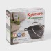 Кастрюля, 2 л, d=22 см, h=15.5 см, антипригарное покрытие, цвет тёмный мрамор