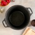 Кастрюля KUKMARA Granit ultra, 8 л, d=30 см, h=25 см, антипригарное покрытие, коричневая