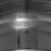 Кастрюля из нержавеющей стали ORION, 3.5 л, d=20 см, стеклянная крышка, капсульное дно, индукция