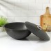 Казан для плова Granit ultra, 9 л, алюминиевая крышка, литые ручки, антипригарное покрытие, цвет чёрный