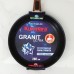 Сковорода Granit ultra blue, d=28 см, съёмная ручка, антипригарное покрытие, цвет чёрный