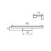 Подсветка для зеркал Kanlux Asten IP44 8W-NW-B 26683