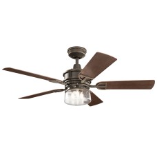 Люстра-вентилятор Kichler Lyndon patio KLF-LYNDON-52-OZ