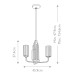 Люстры Kichler QN-KIMROSE3-PN
