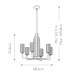 Люстры Kichler QN-KIMROSE6-PN