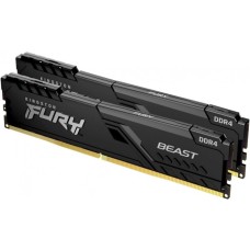 Память DDR4 2x8GB 3200MHz Kingston KF432C16BBK2/16 Fury Beast Black RTL Gaming PC4-25600 CL   102936