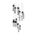 Каскадная люстра Kink Light Аква 08510-15A,02(4000K)