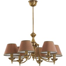 Люстра на штанге Kutek San Marino Lampshade SAN-ZW-6(P/A)CR